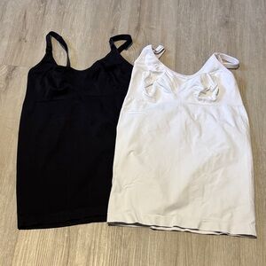 Women's Maternity Black and White Camisole Tops